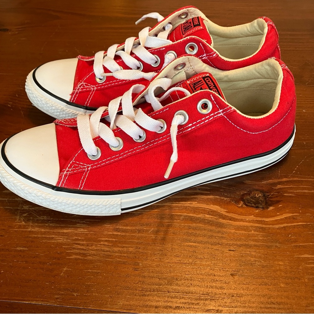Converse Madison All Star Sneakers Red | Padded Tongue | Women’s 8 (Junior 6) - Picture 10 of 12